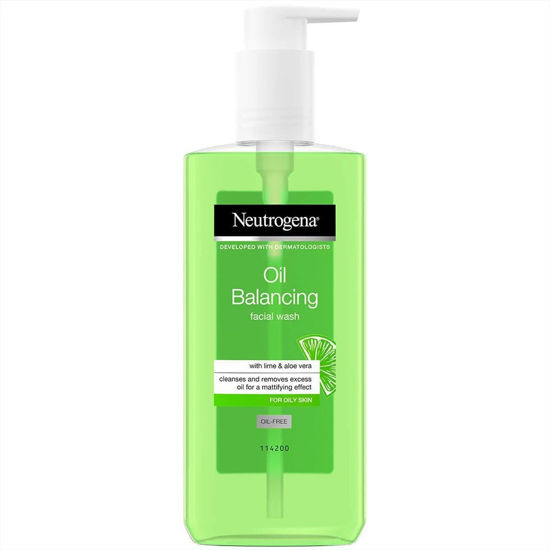 Picture of Oil Balancing Facial Wash with Lime and Aloe Vera for Oily Skin 